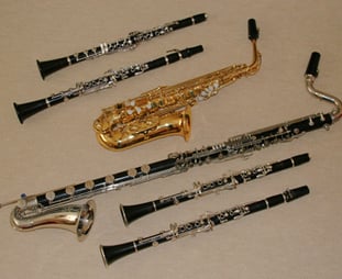 French clarinets, German clarinets, bass clarinet and alto saxophone: Verity Morris plays & teaches