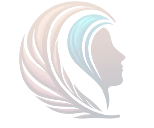 a woman with a colorful hairdoodle and a black cat