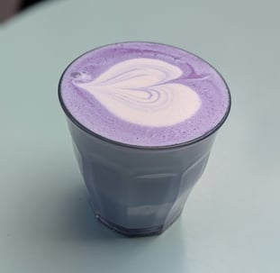 Ube Latte patate douce violette Jaco Coffee