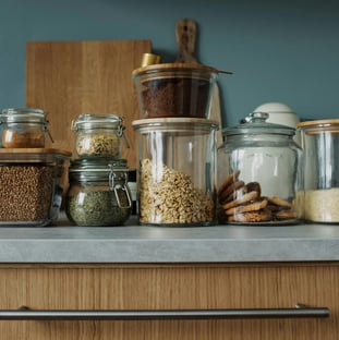 Kitchen Glassware storage