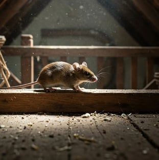 souris dans les combles