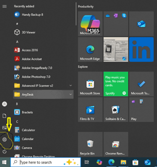 a computer screen with a bunch of different types of apps