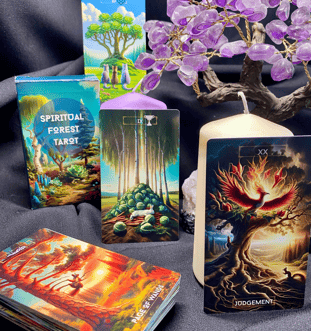 spiritual forest tarot, tarot deck, tarot cards, tarot card deck, tarot reading