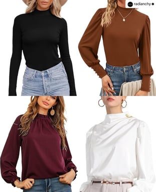 HIGH NECK BLOUSES