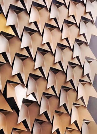  LEAF SEQUIN WALLMOUNT