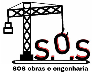 SOS obras e engenharia logo