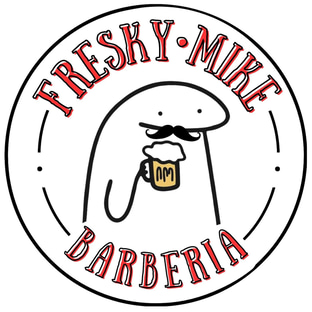 Barberia Fresky Mike logo