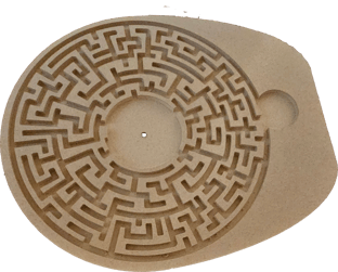 This one is a double-side maze
