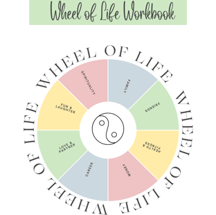 Free template and workbook wheel of life