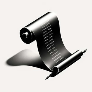 List on a Scroll