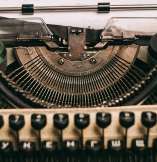 typewriter up close