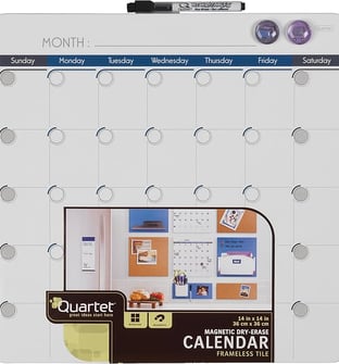 White board calendar