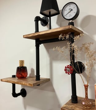 Étagère style industriel