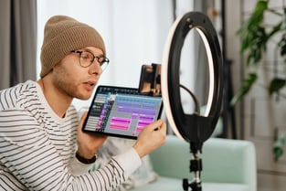 démonstration live de produits