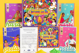 packets of organic colurs 