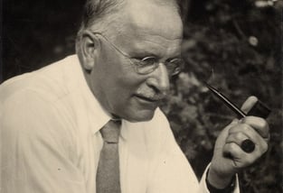 an old photo of Carl Gustav Jung