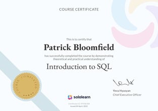 SQL Intro