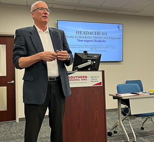 Dr. Alan Finkel presenting PRIME training to family medicine residents.