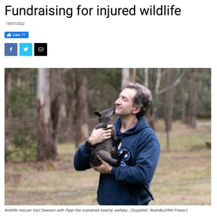 Fundraising For Injured Wildlife