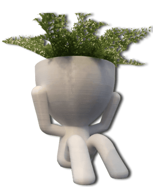 Pot de fleur original