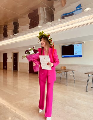 Laurea triennale presso Università Campus Bio-Medico di Roma.