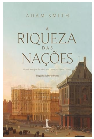 Capa do livro A riqueza das nações.