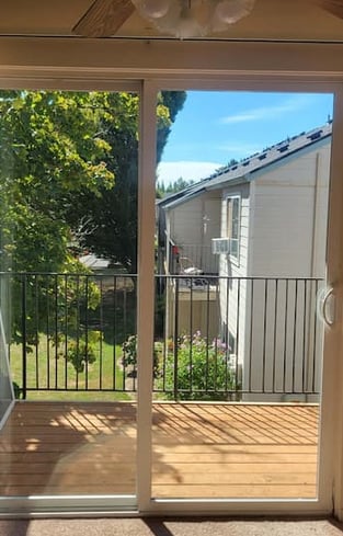 fuggy glass patio door renew