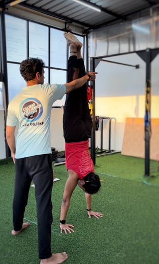 trial session at CALIBAF, Calisthenics Bangalore