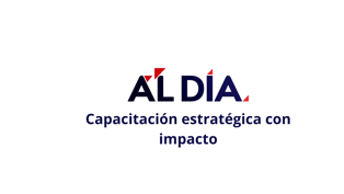 AL DÍA – Capacitación estratégica con impacto logo