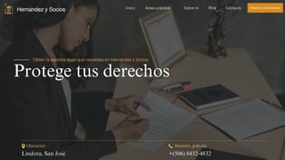 diseño web bufetes de abogados, diseño web notarios privados