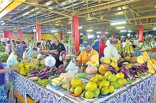 Suva’s Municipal Market in Fiji