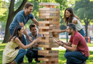 Jenga for rent in Greenville-renta de jenga