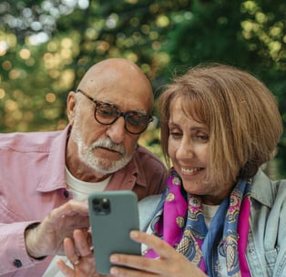 elderly couple interested in a gold ira for their retirement portfolio