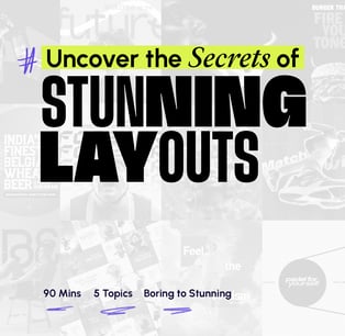 layout graphic design live session cover