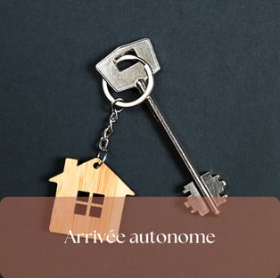 Arrivée autonome avec boite à clé ou serrures connectées
