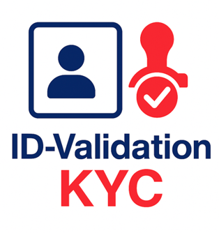 a person standing in front of a sign that says id - valid