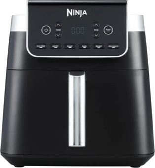 Ninja MAX PRO Freidora de Aire, 6 en 1, sin aceite, Freír con aire, Asar, Hornear, Recalentar