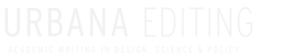 Urbana Editing logo – Academic editing and proofreading in design, science and policy