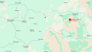 Mapa do Jalapão