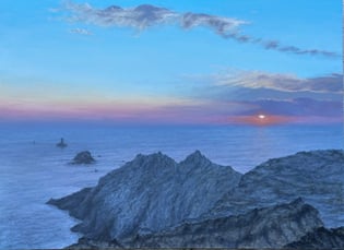 Tableau à l'huile - Pointe du Raz 2