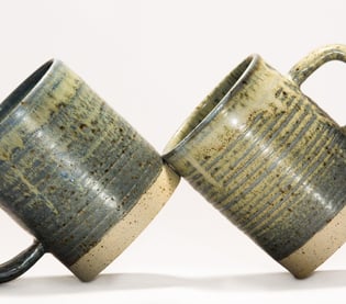 handmade cup and mugs by Perry Pottery