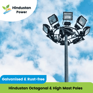 Hindustan Power is leading octagonal pole manufacturer in Ghaziabad, Uttar Pradesh, India