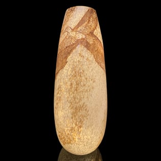 vase Legras aux oiseaux