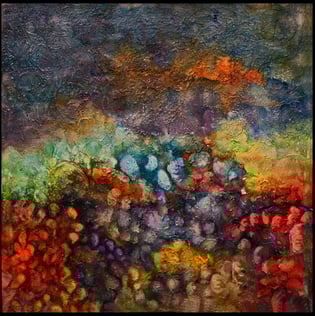 Autumn morning Oil on Canvas 50x50cm