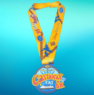 2016 Disney Castaway Cay 5K Medal