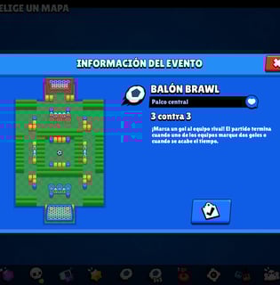 MAPA PALCO CENTRAL BRAWLSTARS