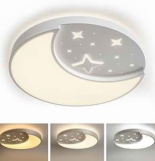 Stars and Moon Ceiling Lamp for Kids Bedroom Playroom