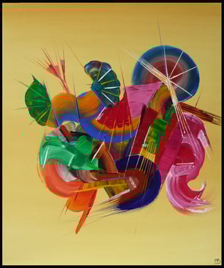 Musique | tableau abstrait