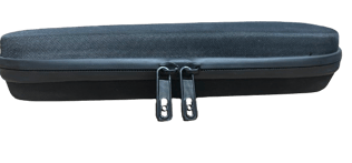 pouch with waterproof zippers