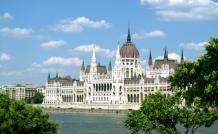 Europe Budapest Parliament from the Danube